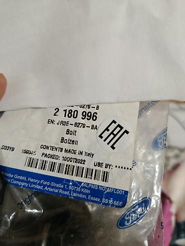Məhsul: Ford orijinal bolt - OEM nömrə: 2 180 996 (J3RE-6279-BA kimi - şəkil 2