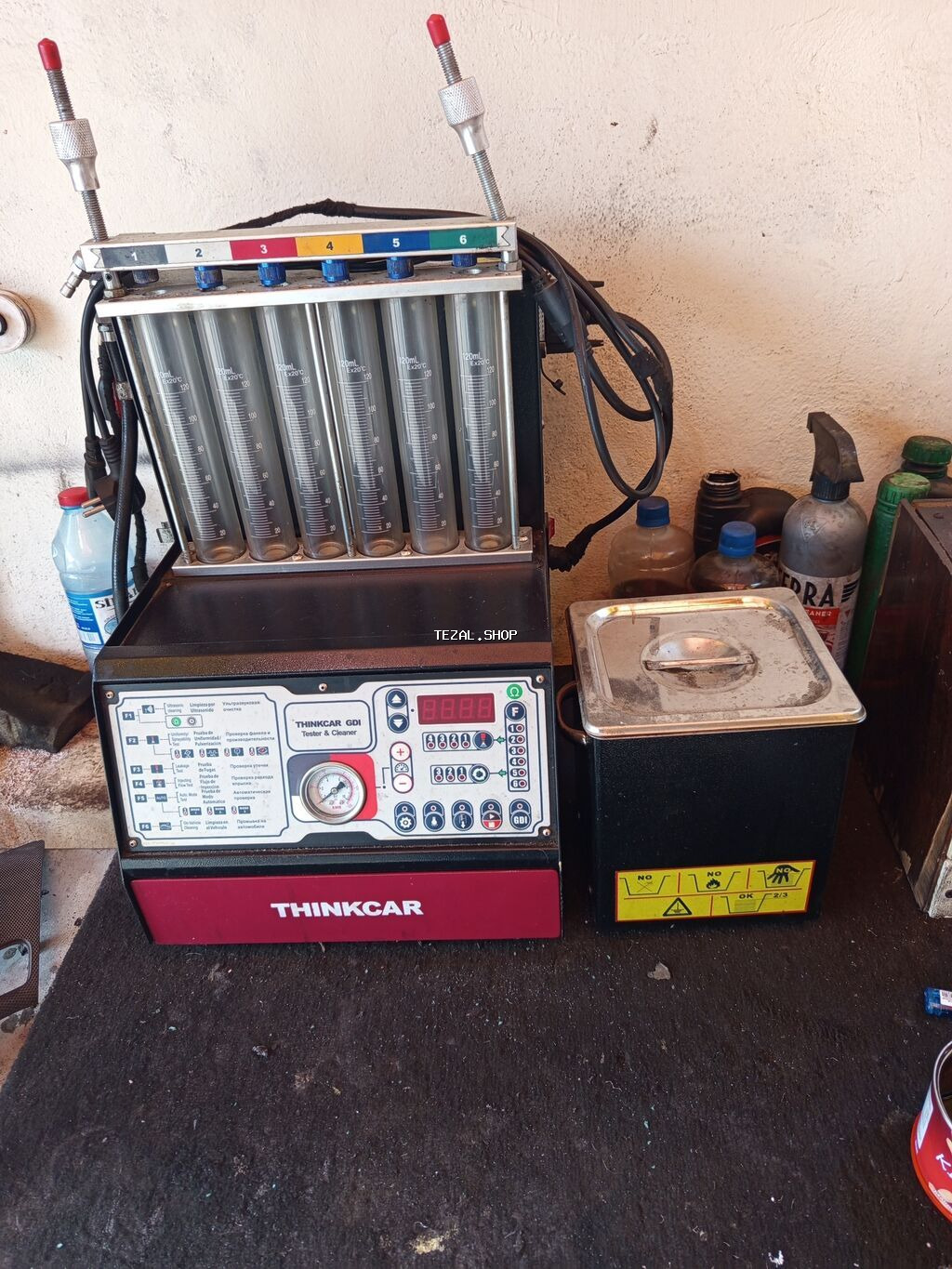THINKCAR GDI Injector Tester & Cleaner + Ultrasonik Vanna Peşəkar - şəkil 2