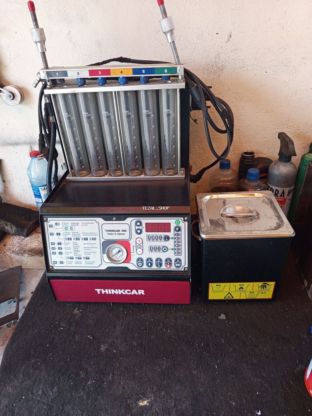 THINKCAR GDI Injector Tester & Cleaner + Ultrasonik Vanna Peşəkar - şəkil 3