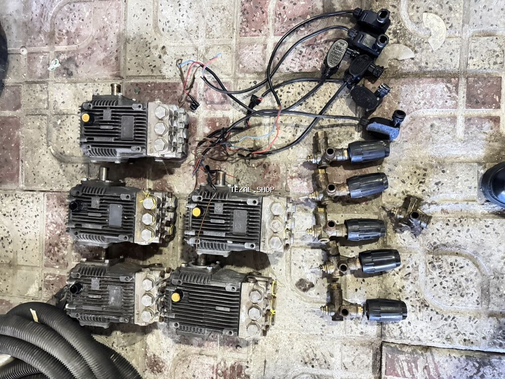 Yüksək təzyiqli yuma aparatları üçün komplekt nasos və aksesuarlar