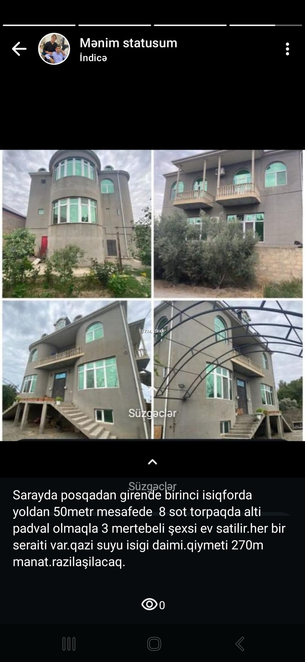 Saray, 130 kv. m, 6 otaqlı