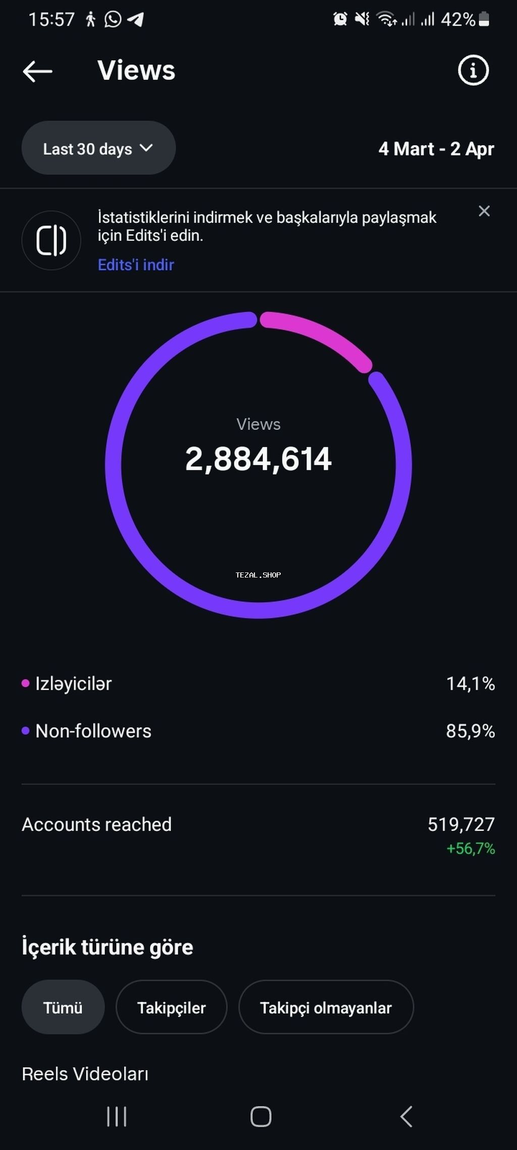 Xidmət: InfoLive.az Instagram səhifəsində reklam yerləşdirilməsi - şəkil 3