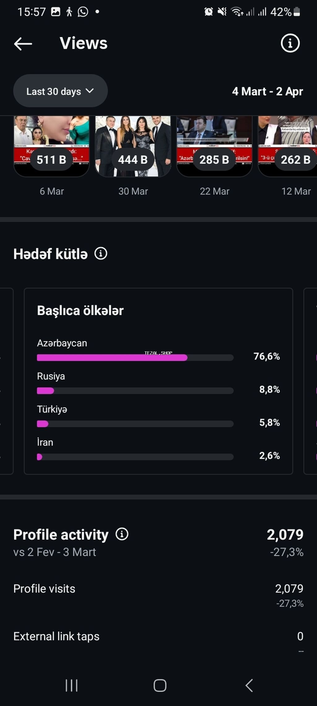 Xidmət: InfoLive.az Instagram səhifəsində reklam yerləşdirilməsi - şəkil 4
