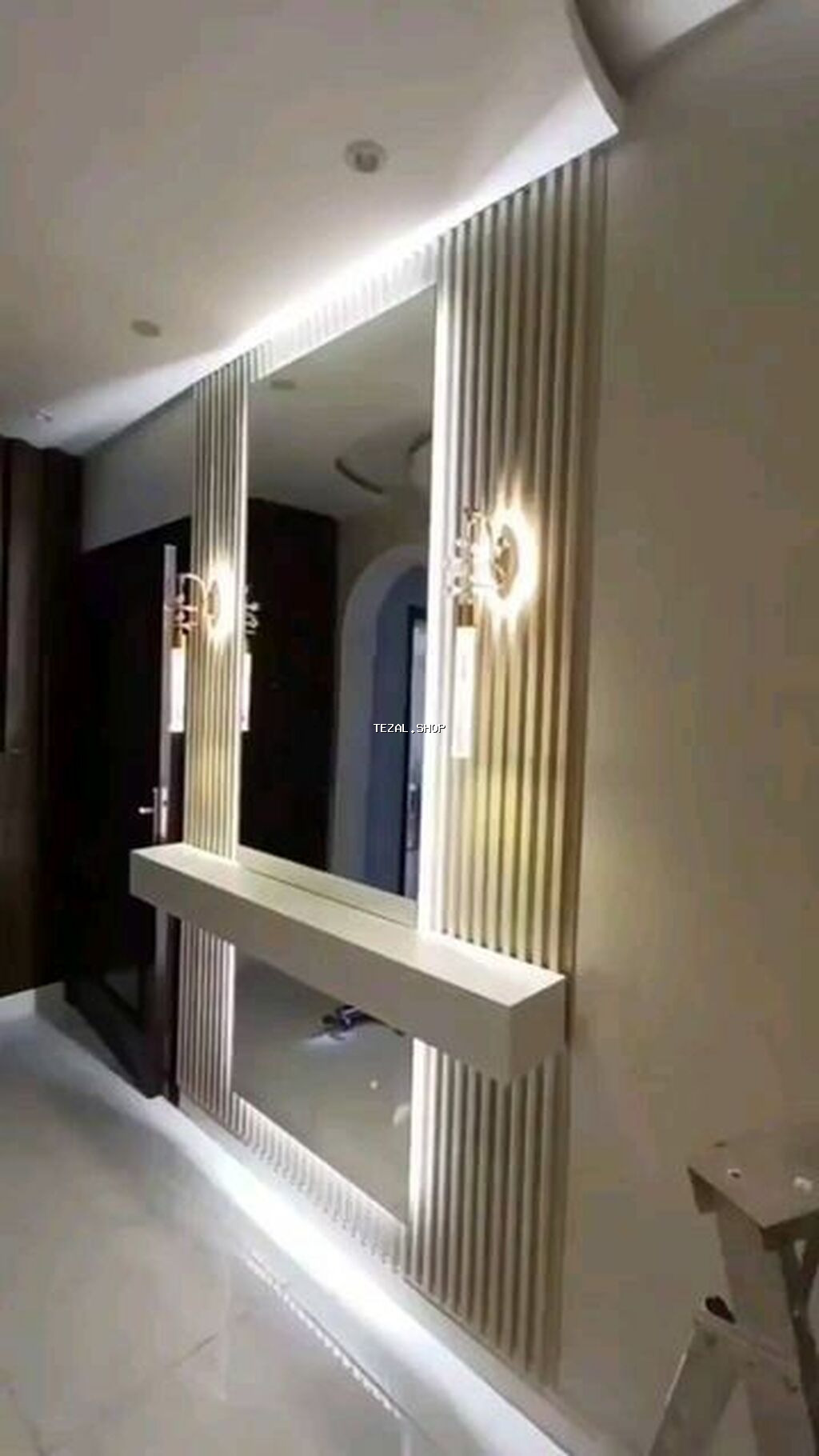 Güzgü Divar üçün, Dekorativ, Arxa işıqlı - şəkil 5