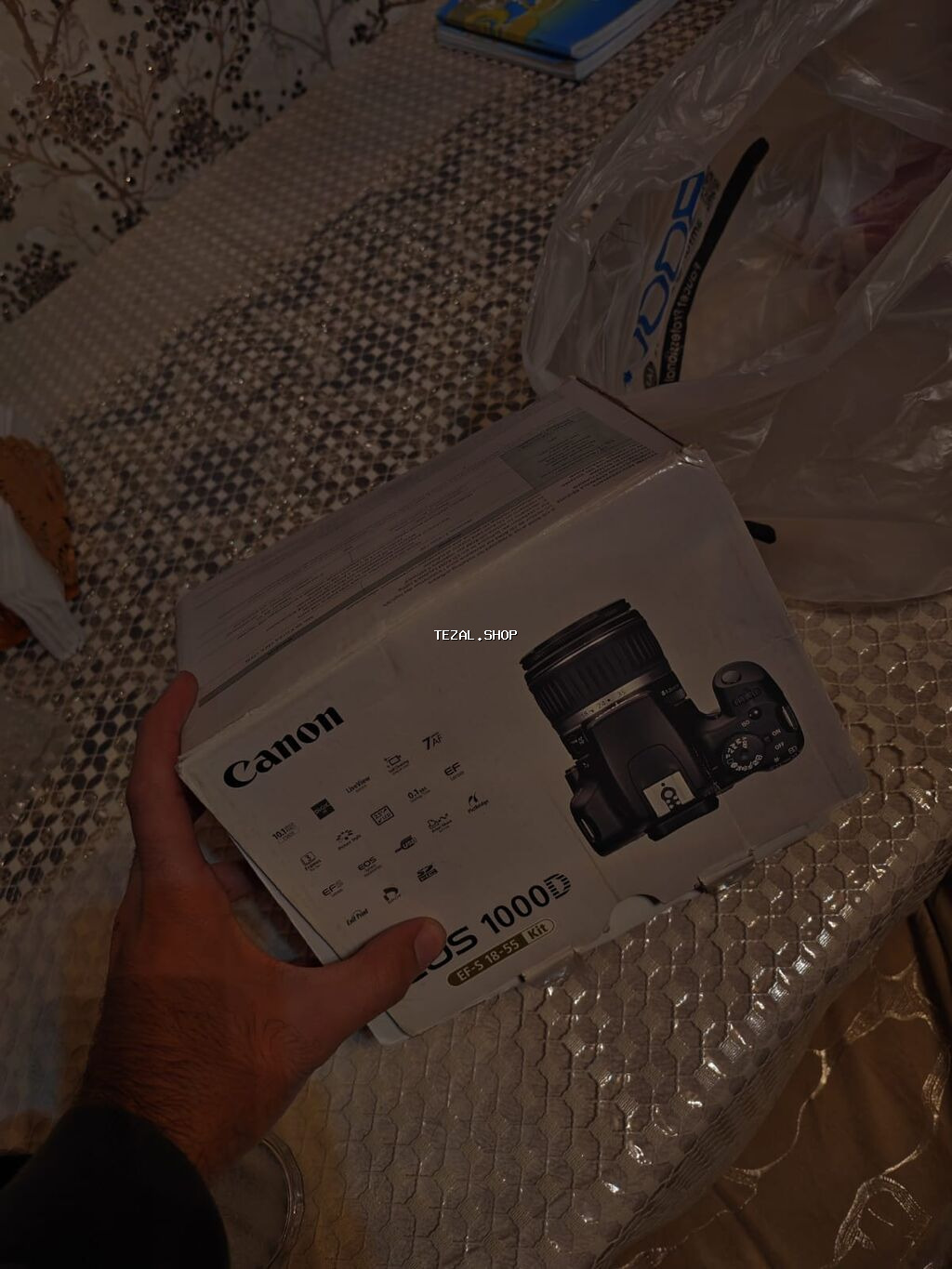 Canon EOS 1000D DSLR - Yenidən seçilmir çox az istifadə olunub -