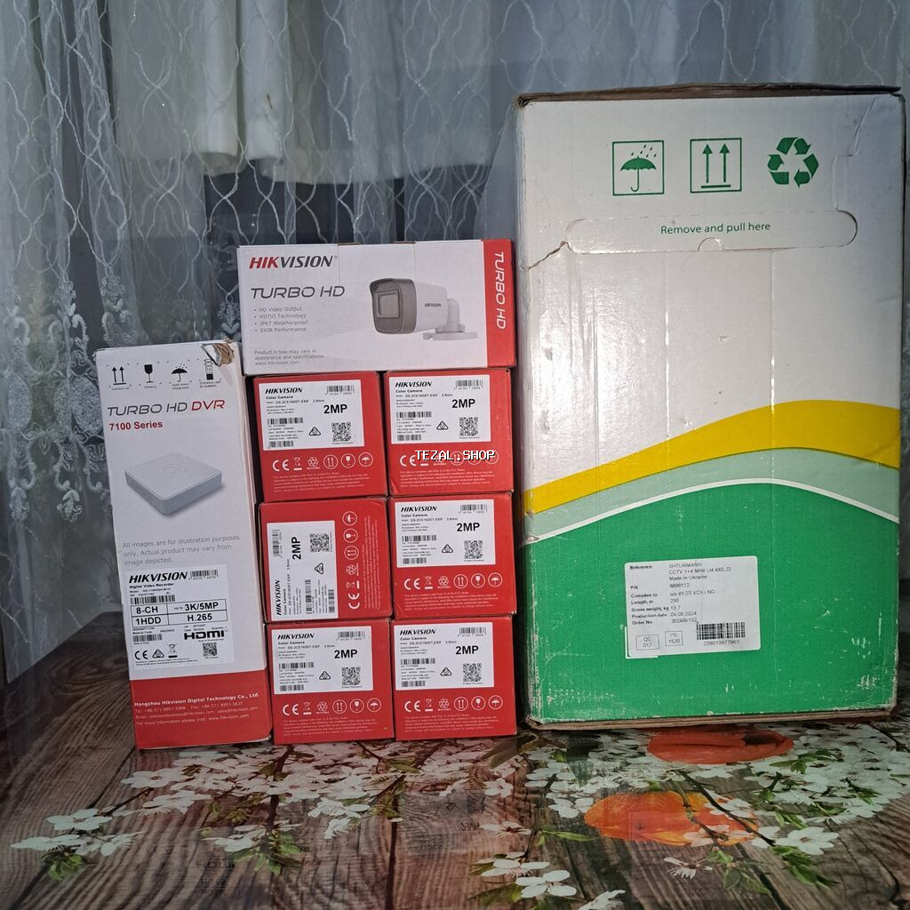 Hikvision Turbo HD müşahidə sistemi dəsti Tərkibi: - Hikvision Turbo