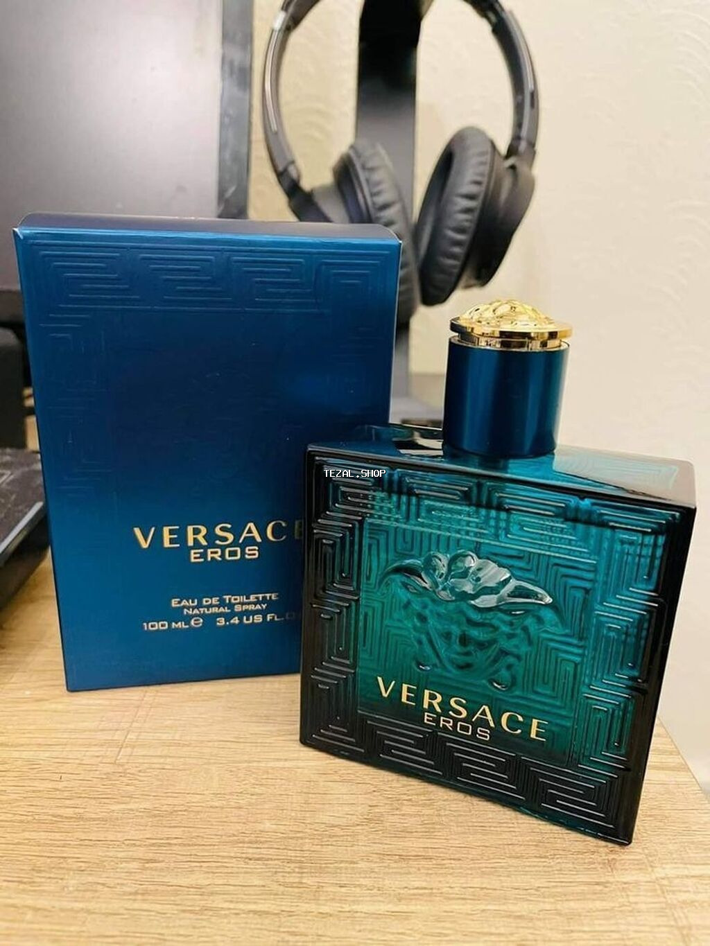 Versace Eros – kişi ətir suyu (Eau de Toilette) Həcmi: 100 ml / 3.4