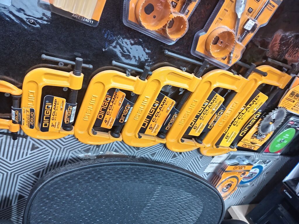 Məhsul: DINGQI C-tip sıxaclar (C-Clamp) və suya davamlı butil rezin