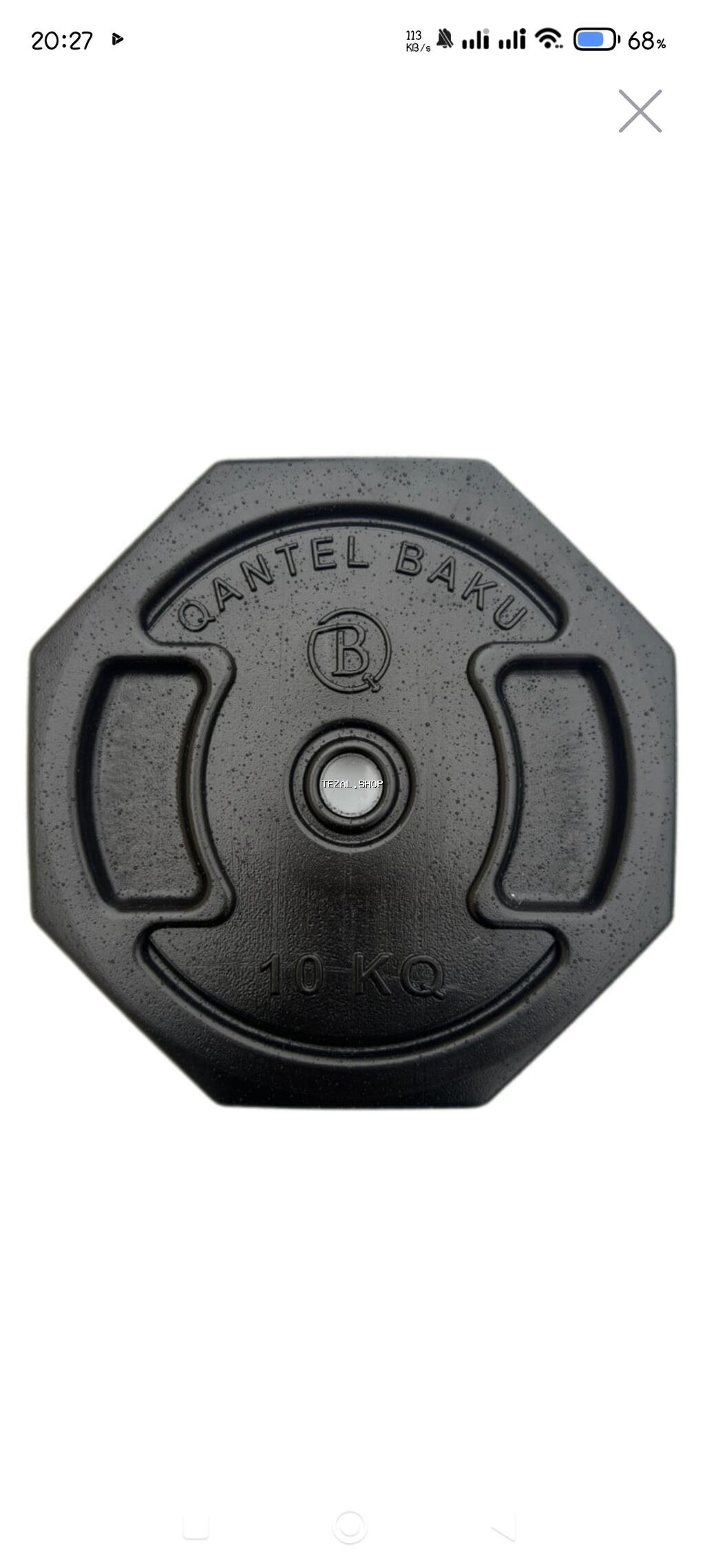 Ştanq diski, Çəki: 35 kq, Yeni - şəkil 2