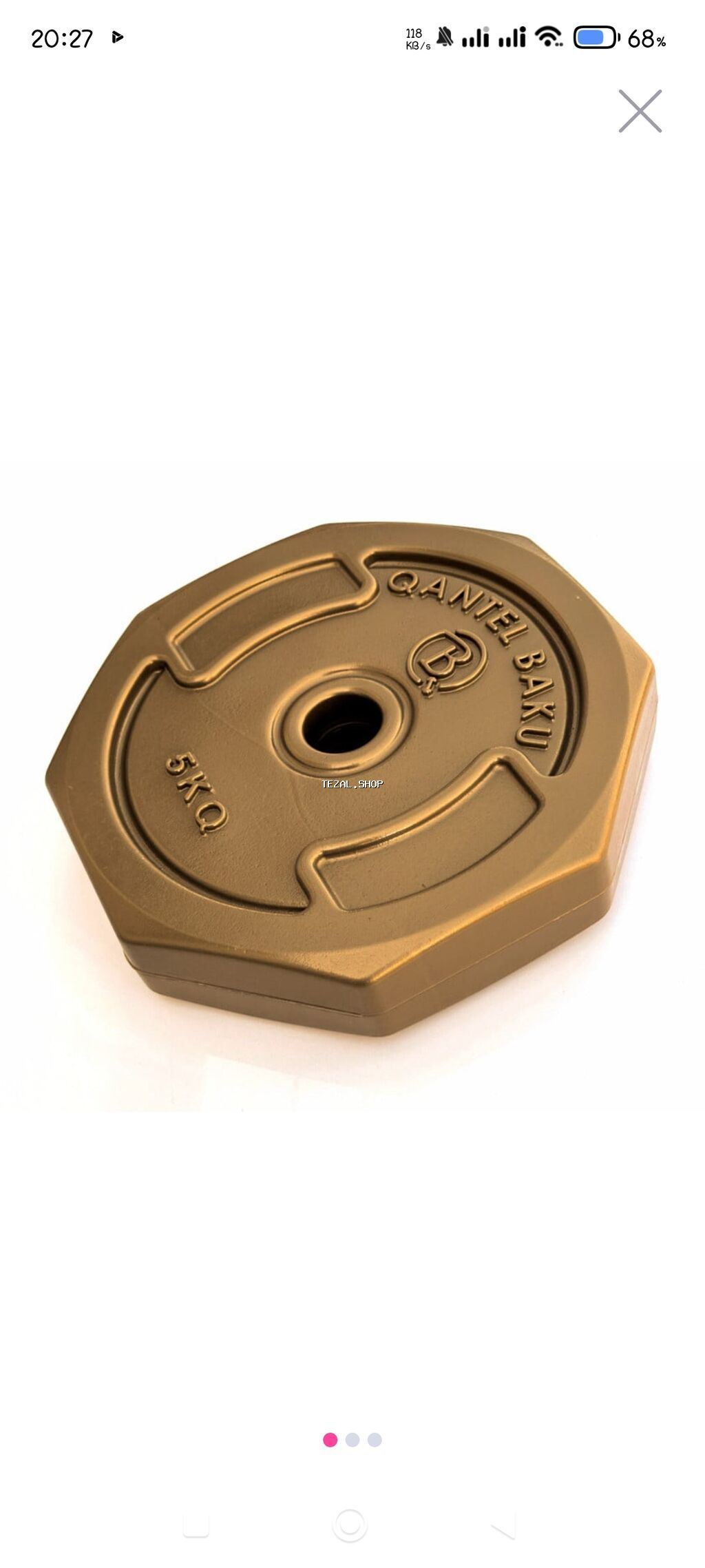 Ştanq diski, Çəki: 35 kq, Yeni - şəkil 3