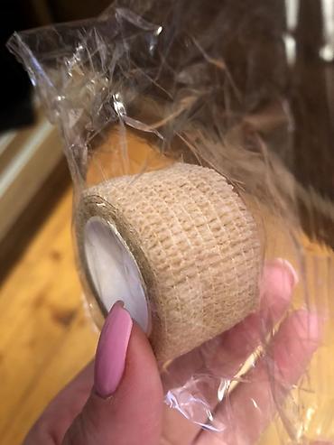 Öz-özünə yapışan elastik bint (koheziv bant) - Rəng: təbii/bej - - şəkil 3