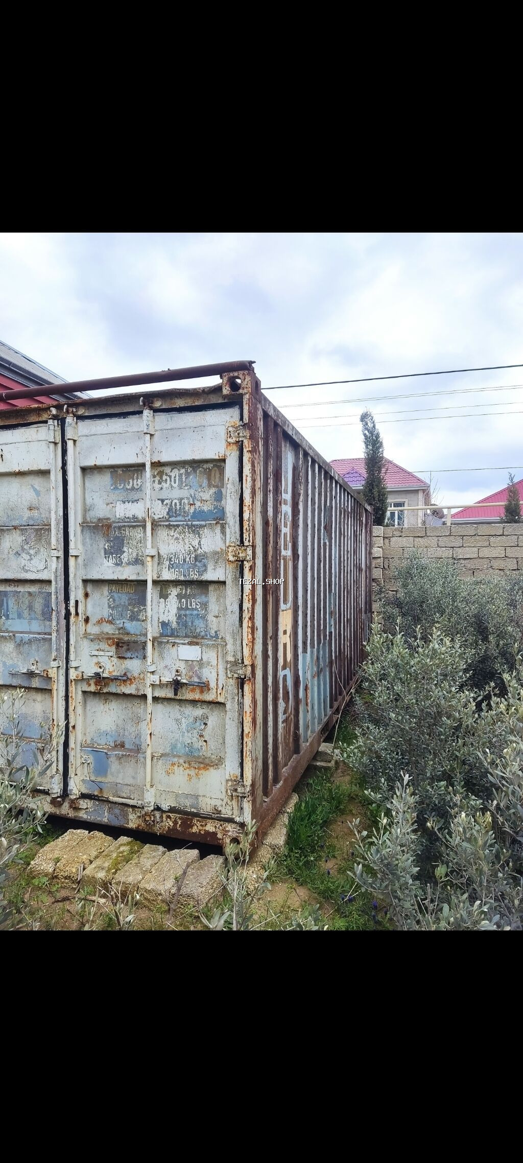 Yükdaşıma və saxlama üçün nəzərdə tutulmuş metal konteyner