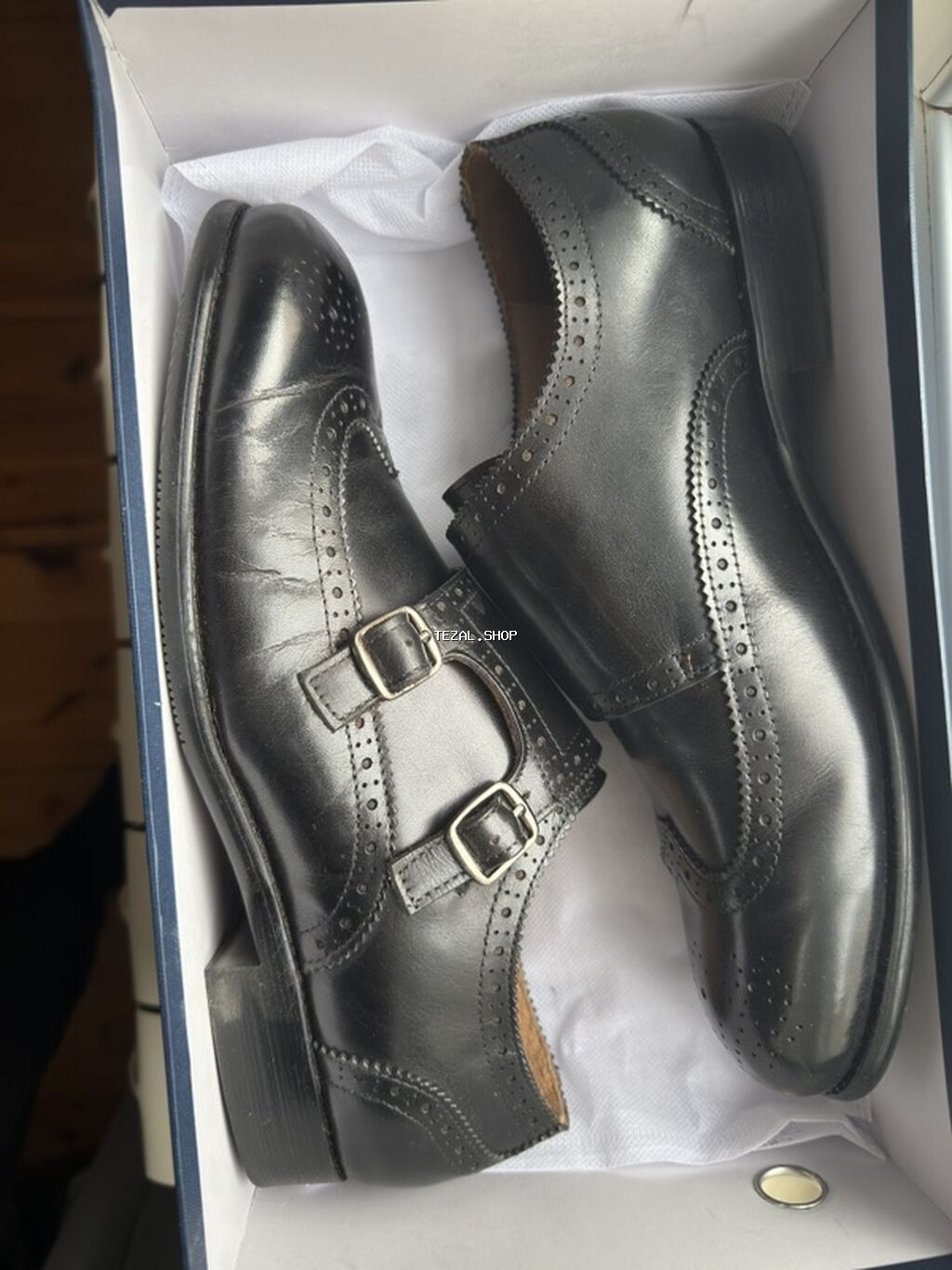 Kişi klassik ayaqqabısı – Double Monk Strap - Model: Double monk