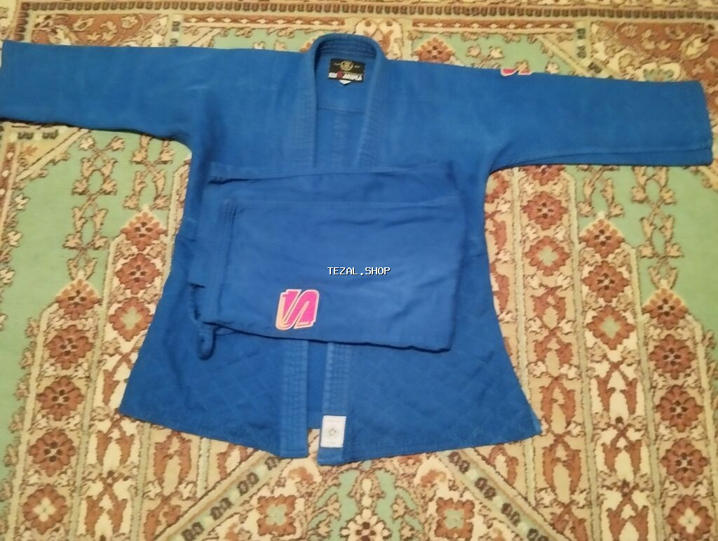 Mavi rəngdə judo kiminosu (gi) – komplekt: - Üst gödəkcə və şalvardan