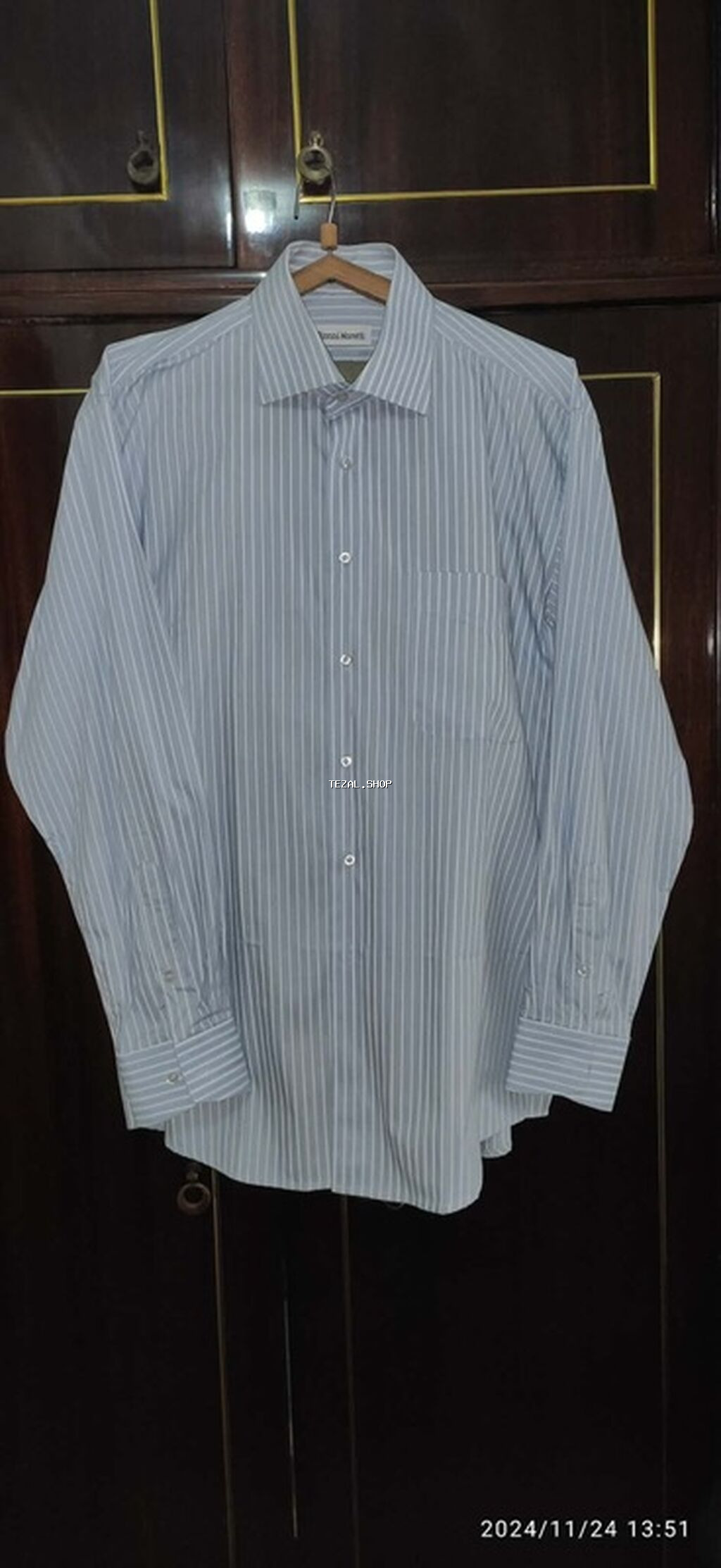 Kişi geyim dəsti – GİZMEN London pencək + zolaqlı köynək - Brend - şəkil 2