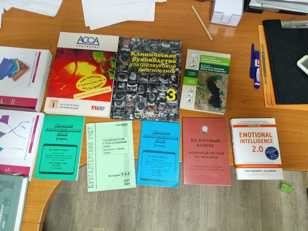 Mövzu: Müxtəlif sahələr üzrə kitablar toplusu – elm, biznes, hüquq