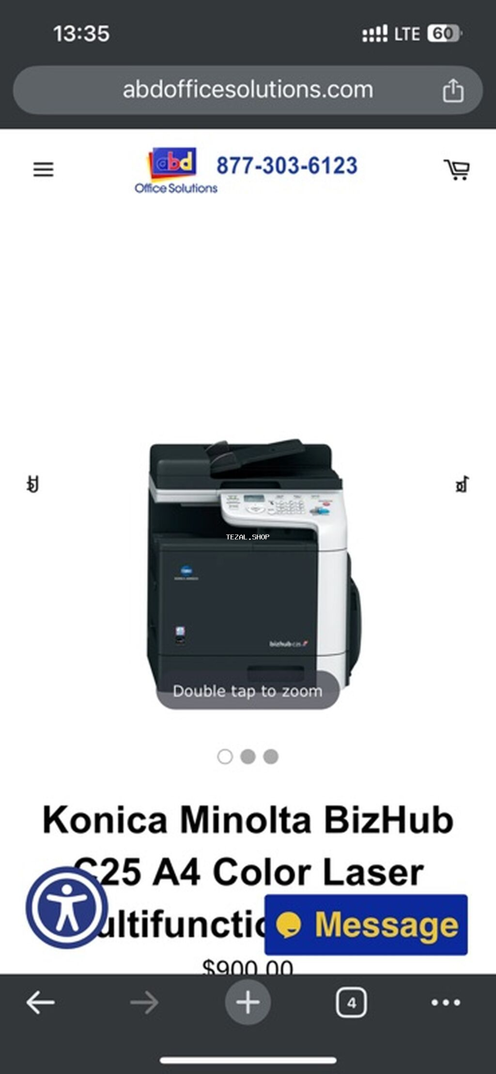 Konica Minolta BizHub C25 – A4 Rəngli Lazer Çoxfunksiyalı qurğu - - şəkil 3