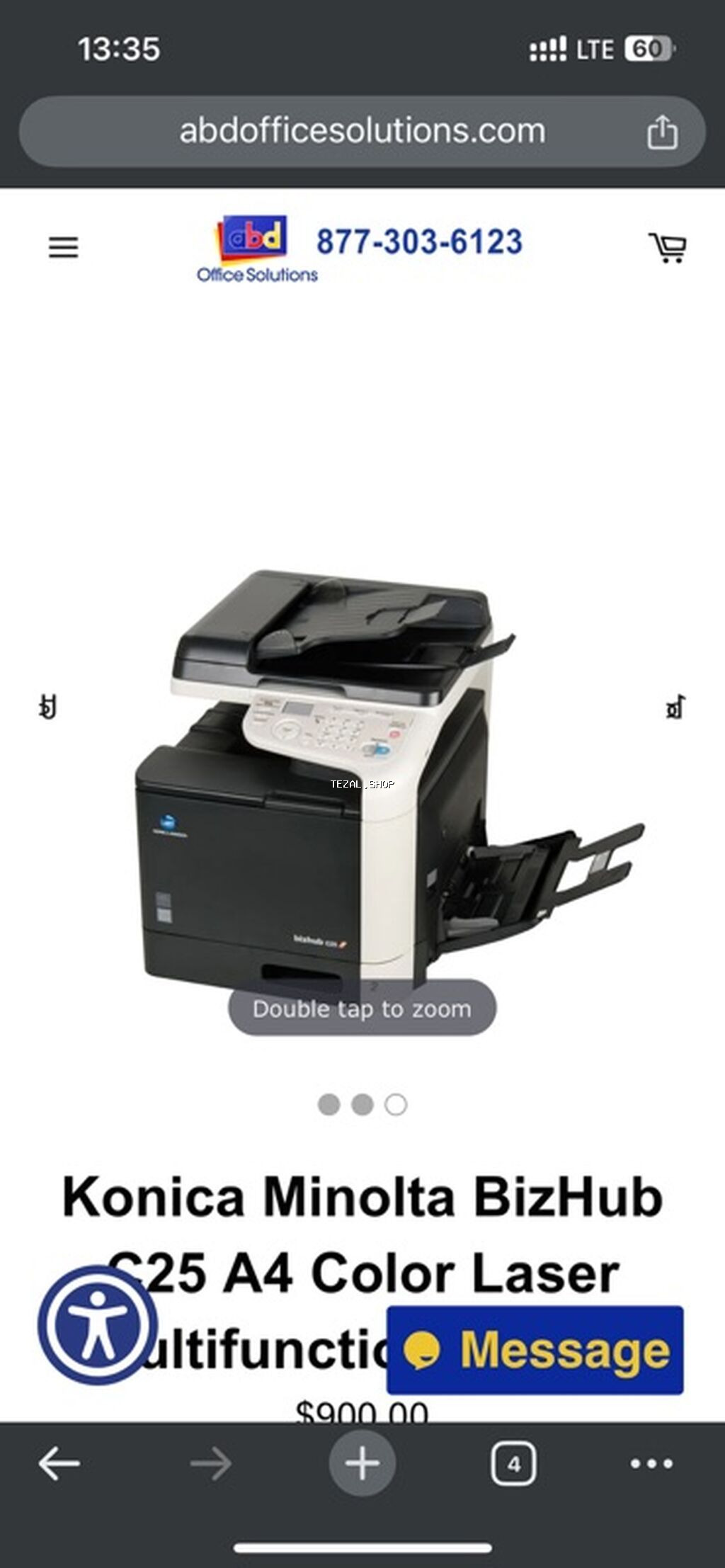 Konica Minolta BizHub C25 – A4 Rəngli Lazer Çoxfunksiyalı qurğu - - şəkil 4