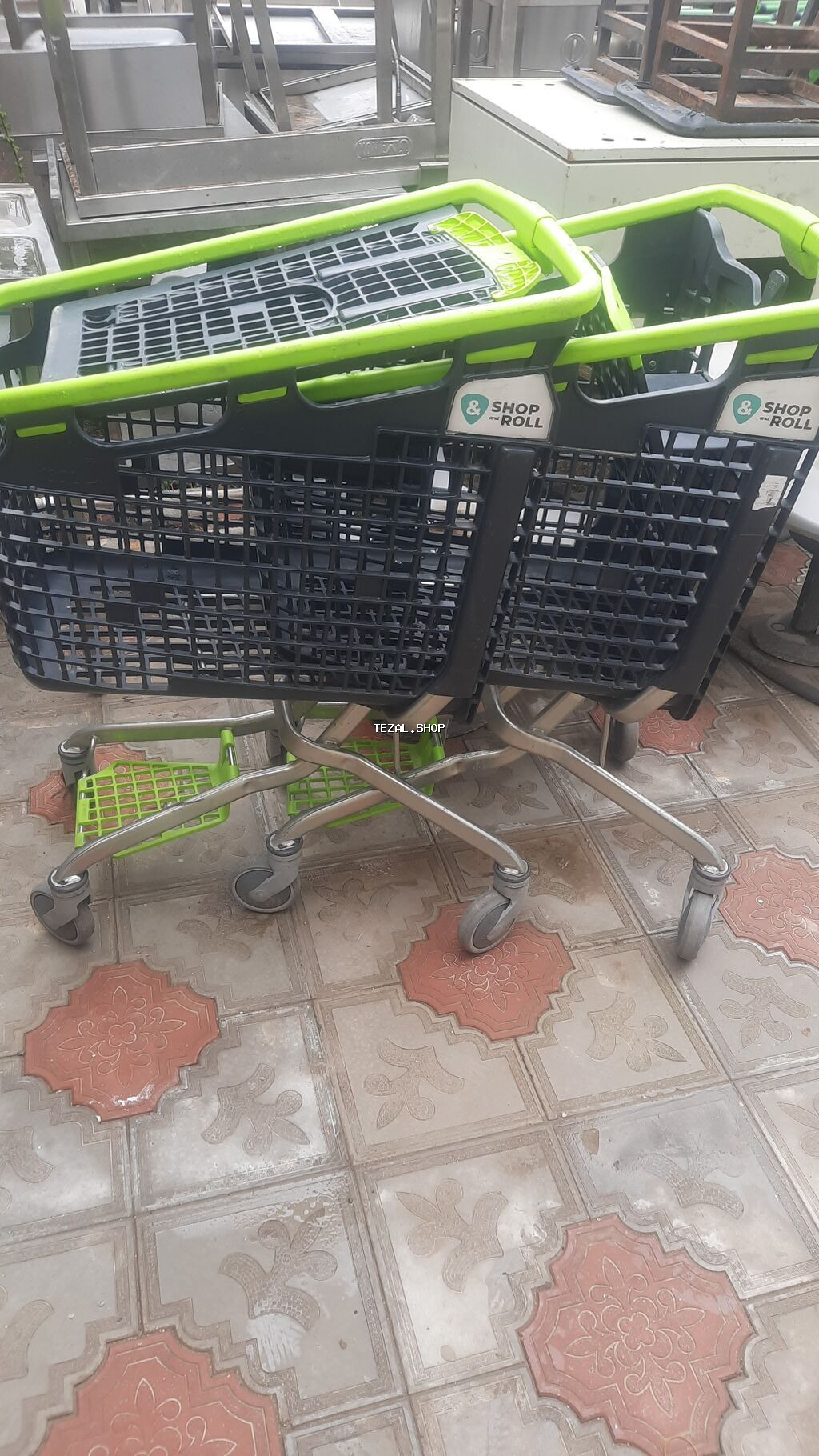 Supermarket/market üçün alış-veriş arabaları - Material: yüngül və - şəkil 3