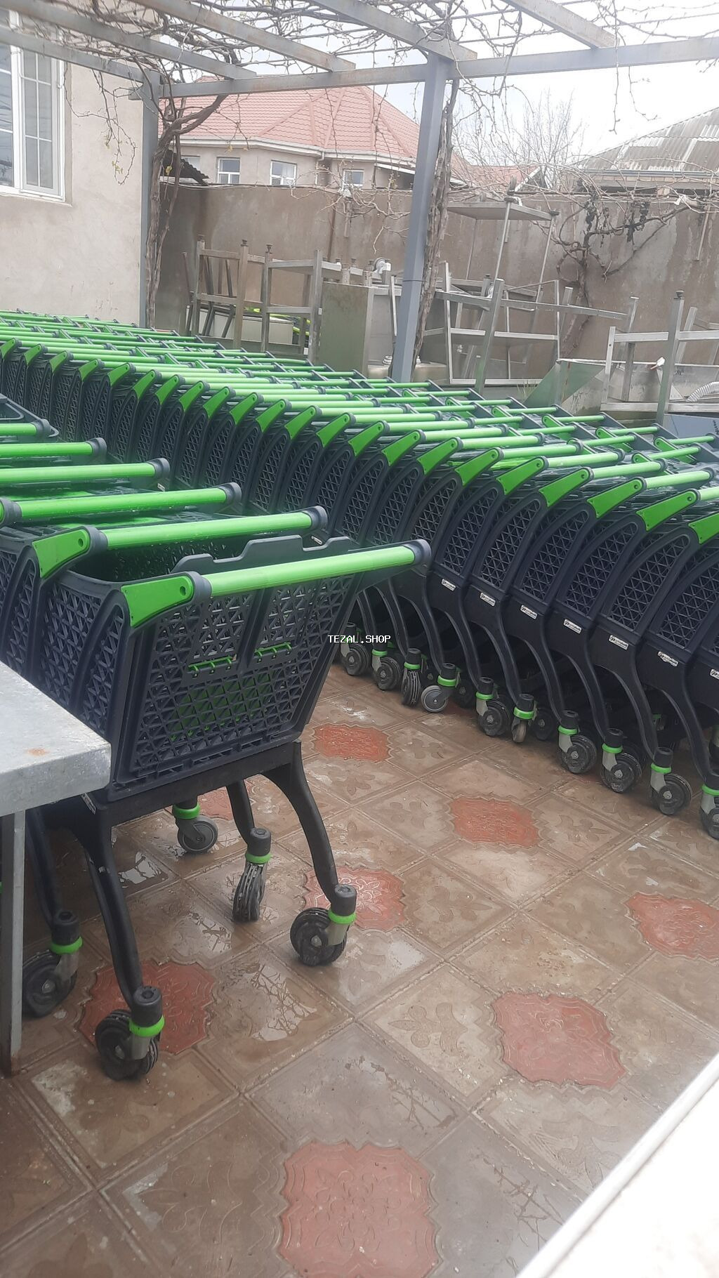 Supermarket/market üçün alış-veriş arabaları - Material: yüngül və - şəkil 4