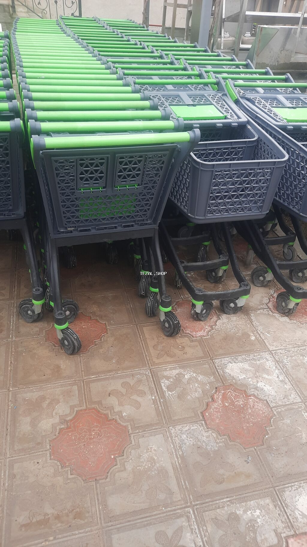 Supermarket/market üçün alış-veriş arabaları - Material: yüngül və - şəkil 5