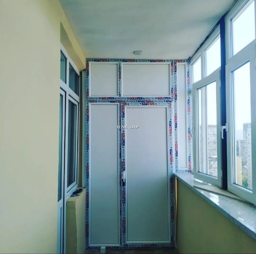 Plastik şkaflar balkonlar, lojikalar, bloklar, küçə üçün, kombi - şəkil 2