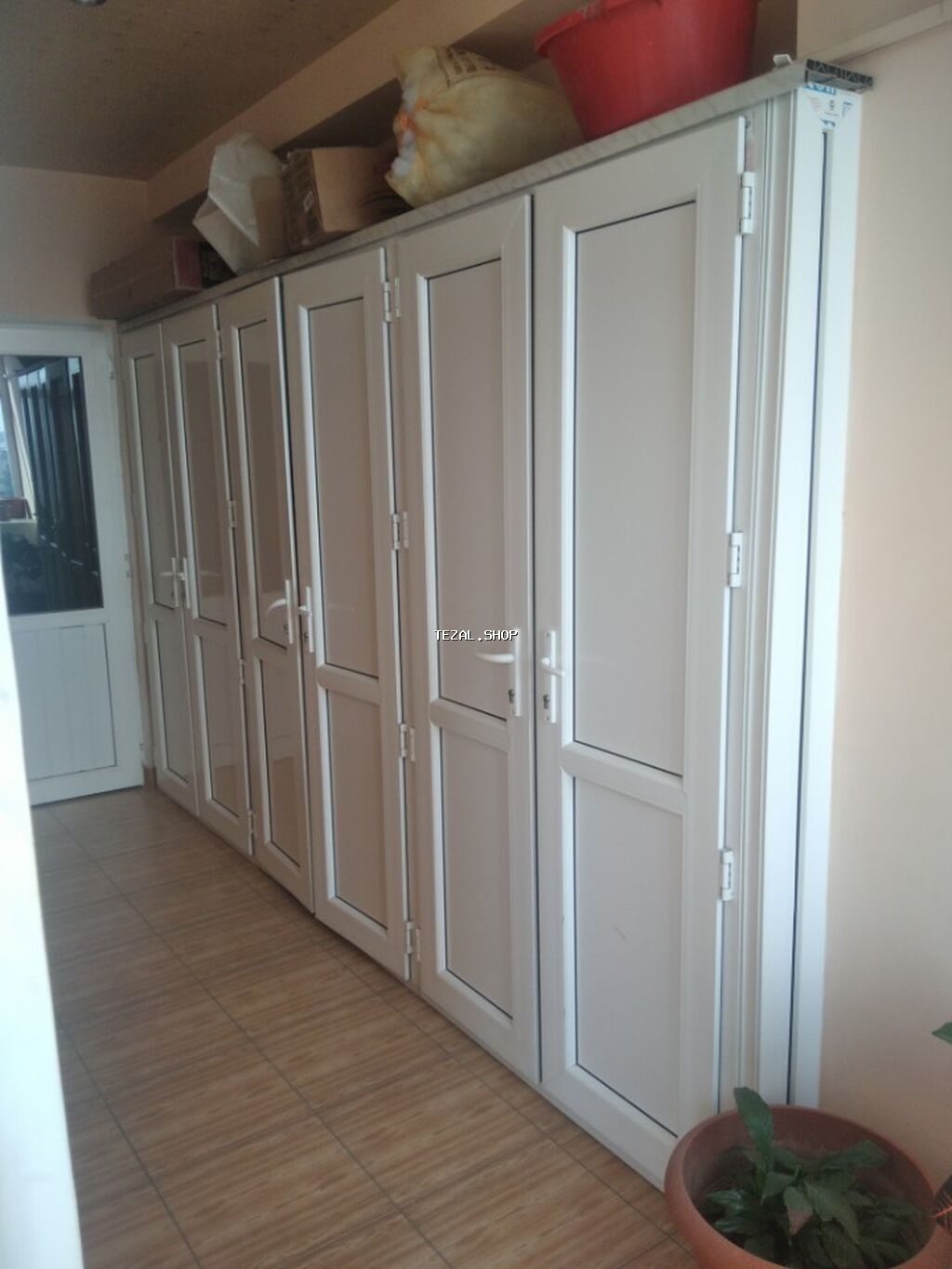 Plastik şkaflar balkonlar, lojikalar, bloklar, küçə üçün, kombi - şəkil 4