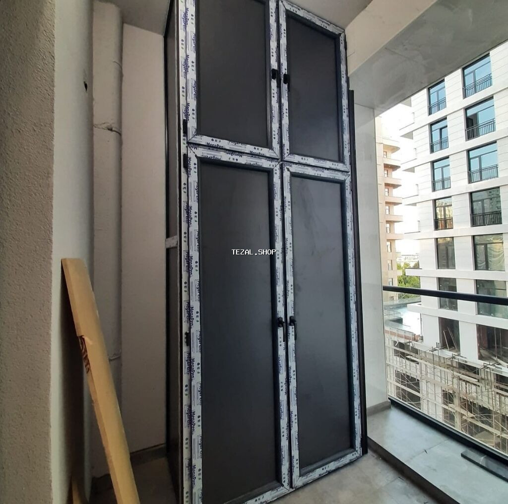 Plastik şkaflar(dolablar) balkonabloka, ev üçün ən yaxşı seçimdir - şəkil 3