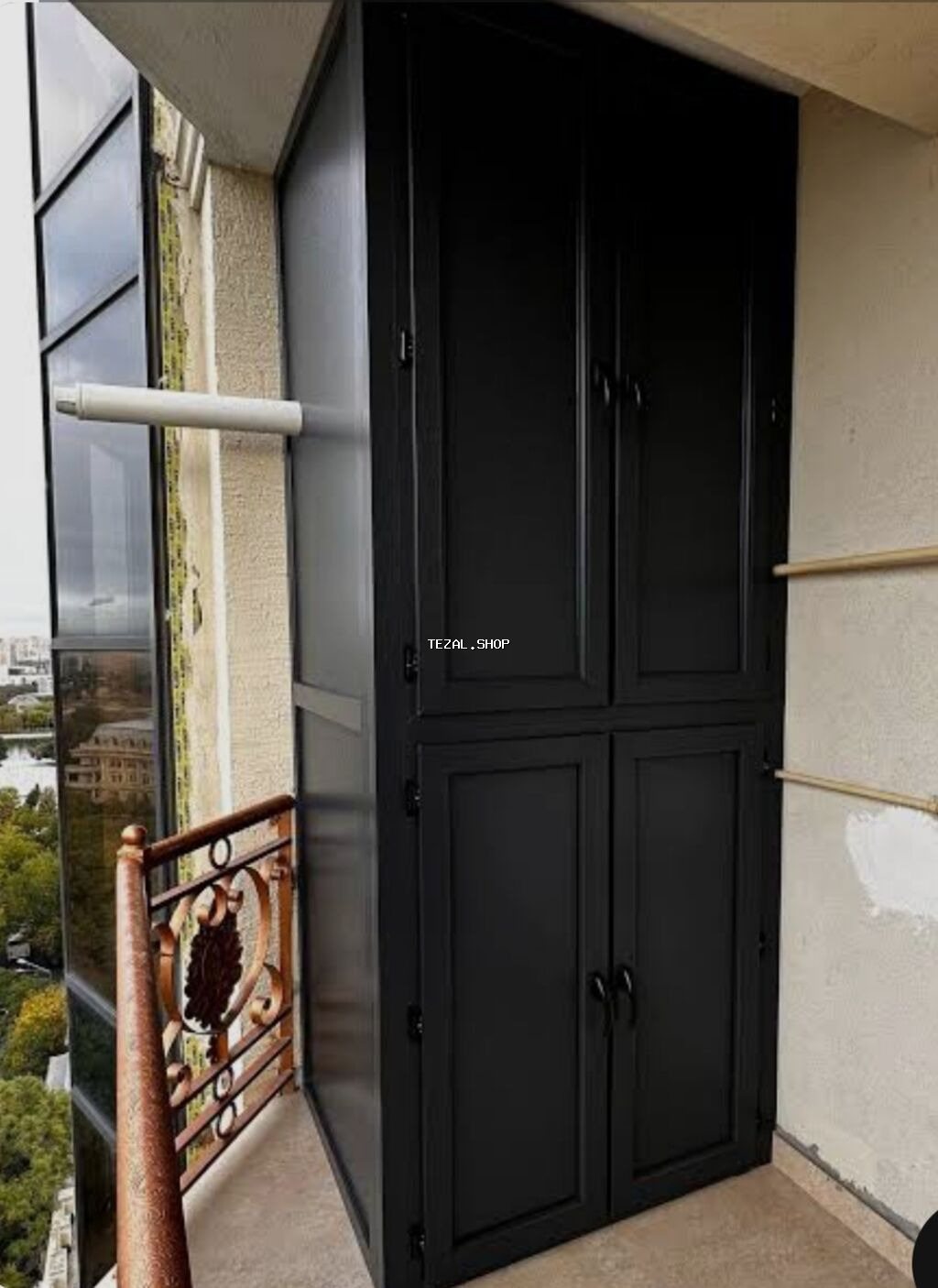 Plastik şkaflar(dolablar) balkonabloka, ev üçün ən yaxşı seçimdir - şəkil 5