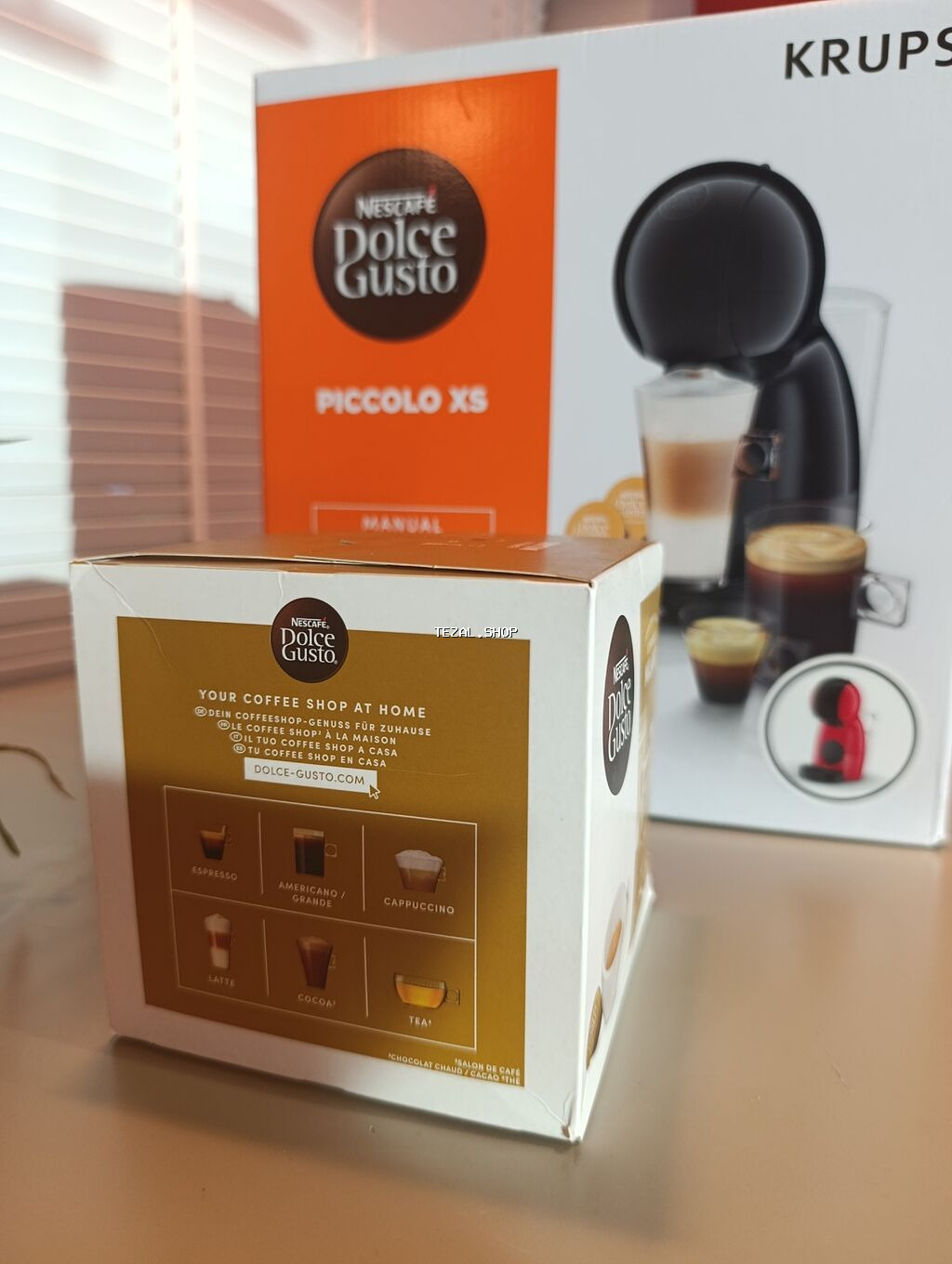 NESCAFÉ Dolce Gusto Piccolo XS (KRUPS) kapsul kofe aparatı Tamamilə - şəkil 4