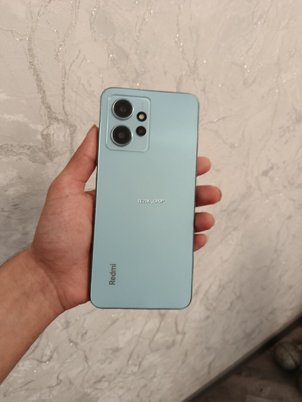 Redmi Note 12, 128 GB, rəng - Göy, Sensor, Barmaq izi, İki sim kartlı