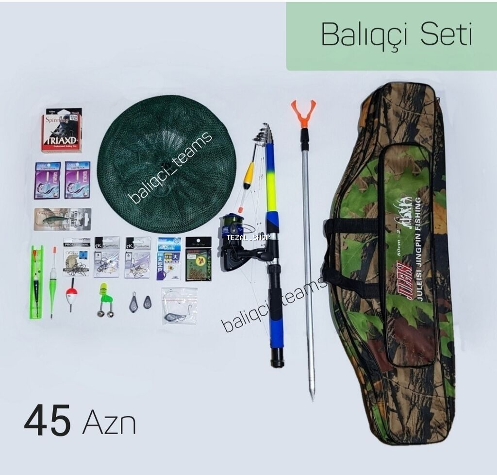 Balıqçı Seti Hamisi Bir Yerde 45 Azn