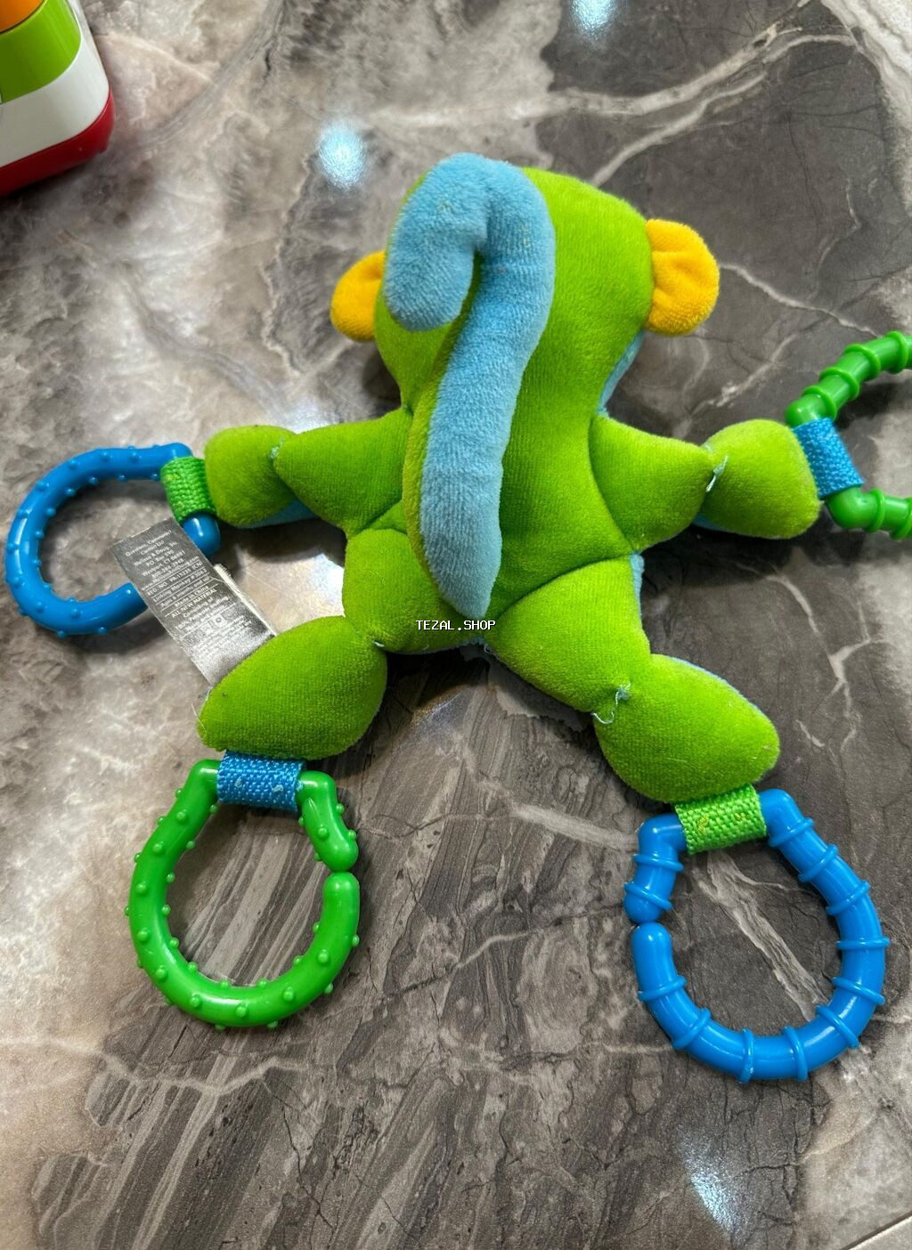 Usaq oyuncagi.Kalyaskadan ve besikden asilir.Her halqasindan asmaq - şəkil 3