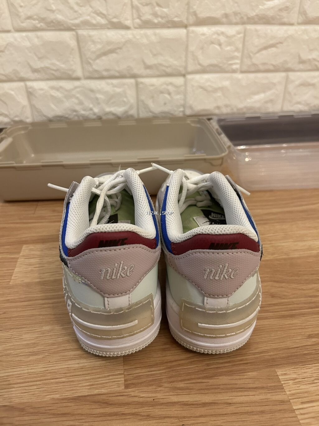 Nike, Ölçü: 37.5, rəng - Ağ, İşlənmiş - şəkil 3