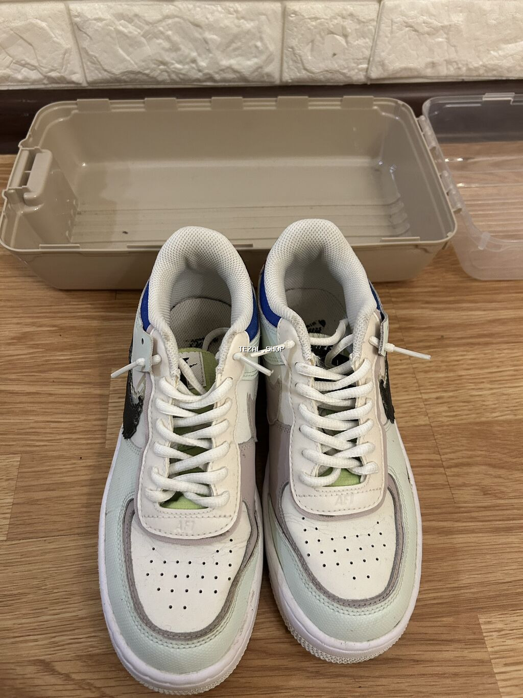 Nike, Ölçü: 37.5, rəng - Ağ, İşlənmiş - şəkil 4