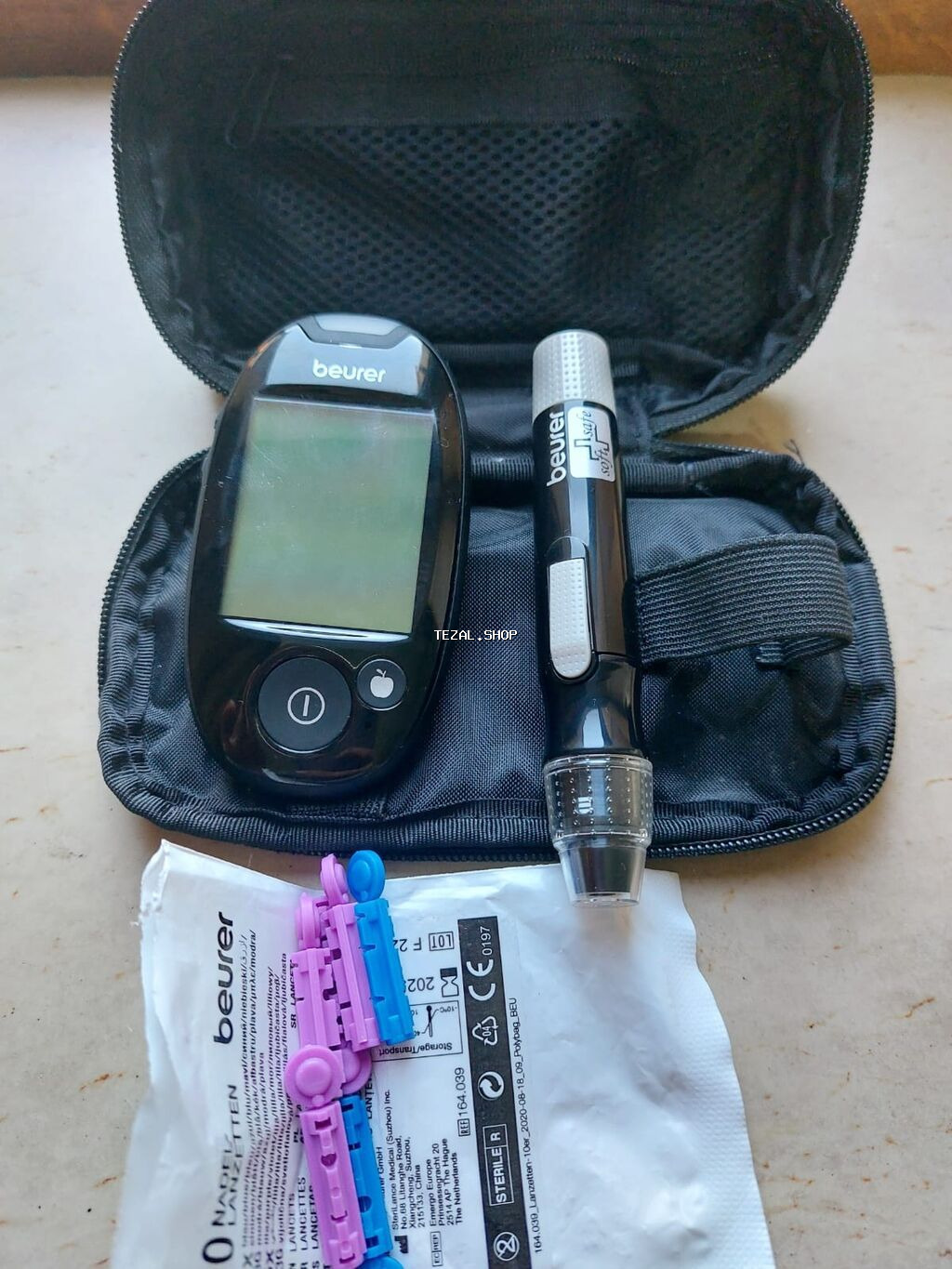 Beurer qan şəkəri ölçmə dəsti Məhsul tərkibi: - Beurer qlükometr