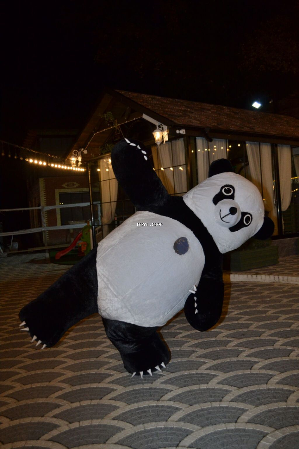 Panda maskot Satilir 3 metr panda üzərində 2 batarya və charger