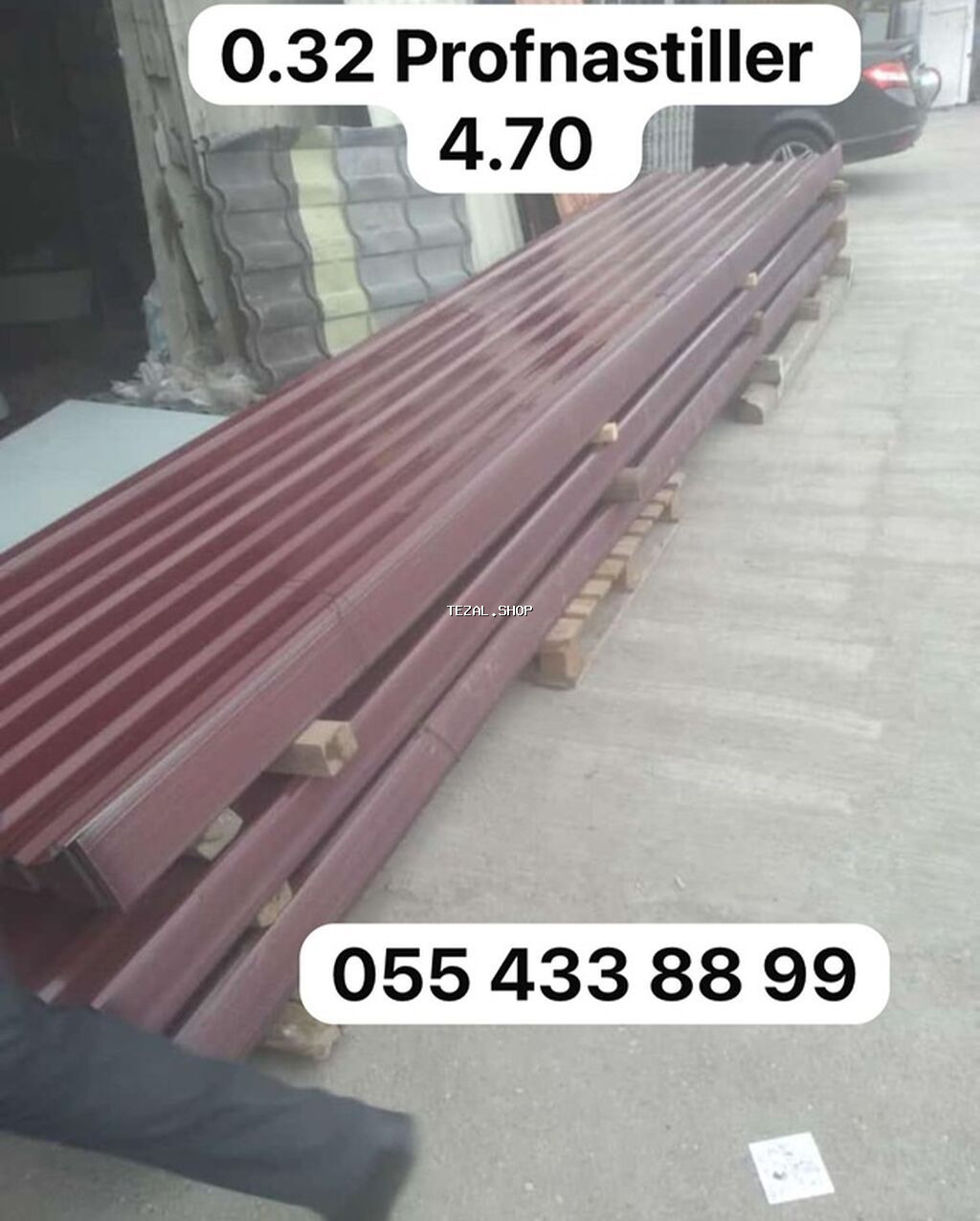 Profnastil cerepitsa və dekorativ panellər Məhsullar: - Profnastil - şəkil 2