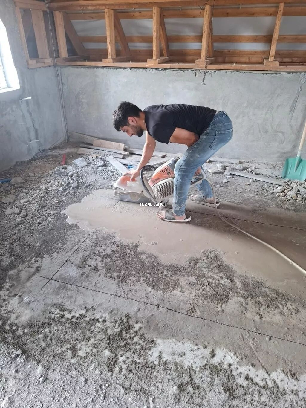 Betondan səssiz kəsim işləri Beton kəsmə deşmə xidməti beton kesen - şəkil 2
