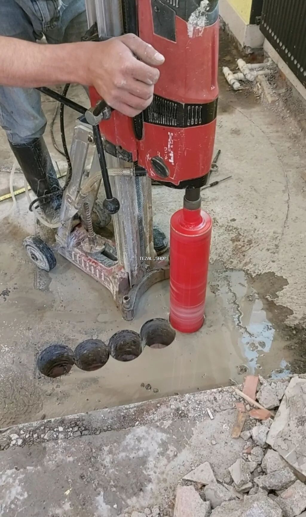 Betondan səssiz kəsim işləri Beton kəsmə deşmə xidməti beton kesen - şəkil 3