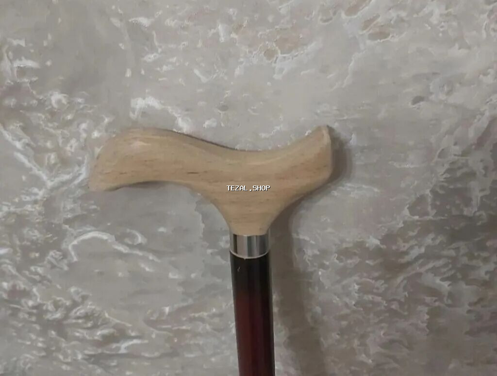 Taxta gəzinti əsası (çəlik) - Material: tam taxta gövdə, təbii açıq - şəkil 2