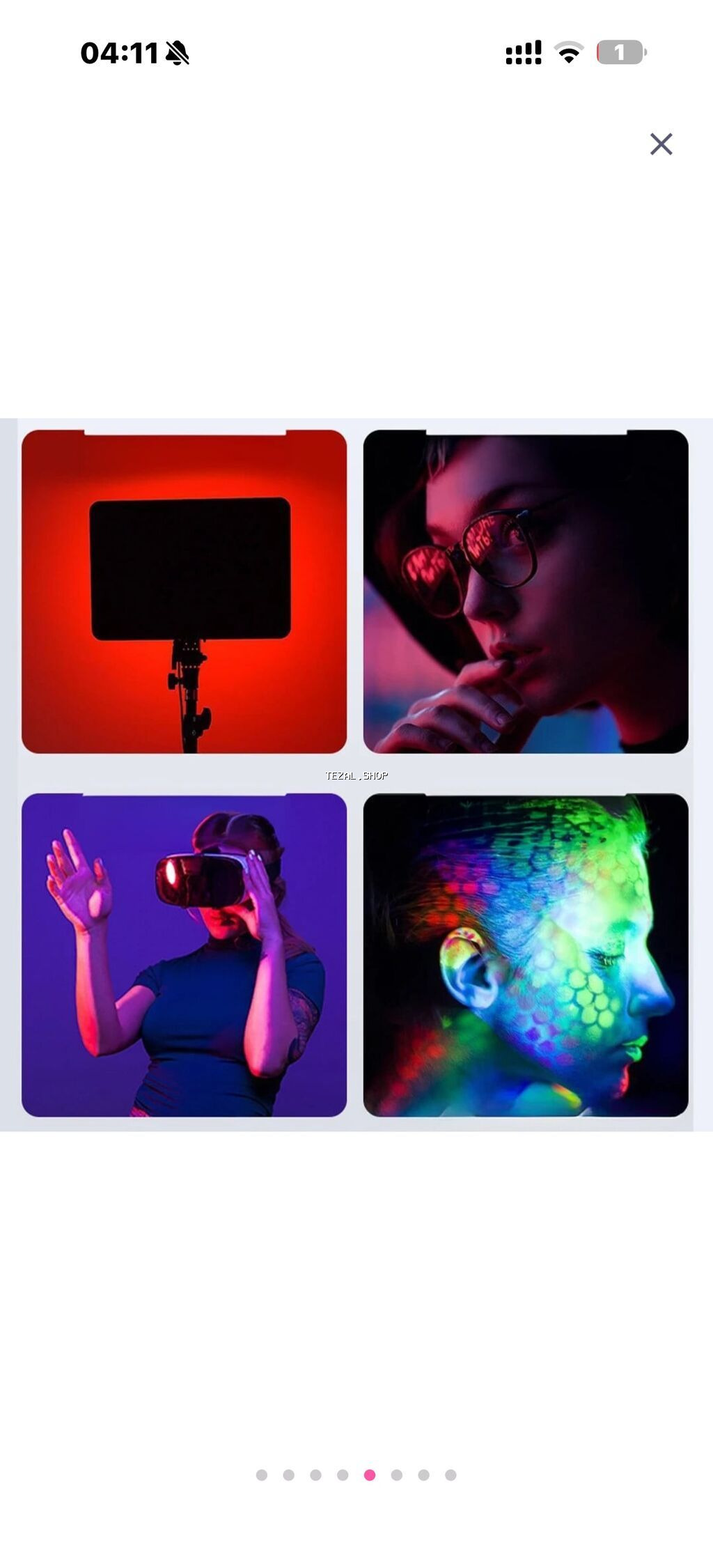 PM-60 RGB LED işıqlandırıcı foto çəkiliş zamanı keyfiyyətli və parlaq - şəkil 3