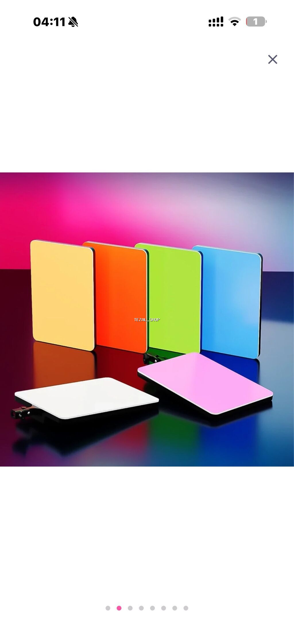 PM-60 RGB LED işıqlandırıcı foto çəkiliş zamanı keyfiyyətli və parlaq - şəkil 5