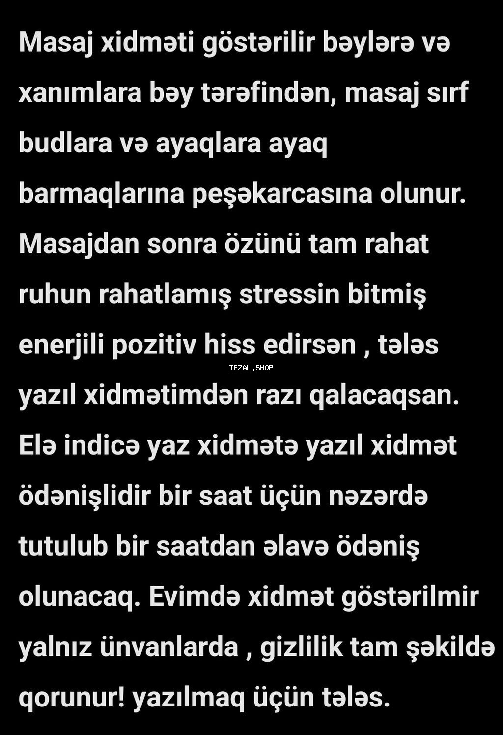 Klassik masaj, Uşaqlar üçün, Kişilər üçün, Qadınlar üçün, Evə gəlməklə - şəkil 3