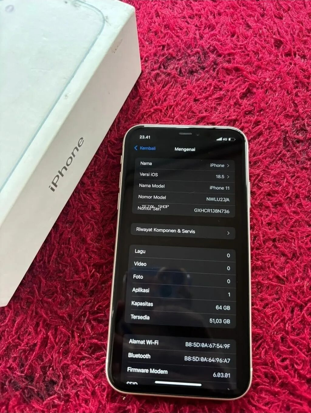 IPhone 11, 64 GB, Ağ - şəkil 3