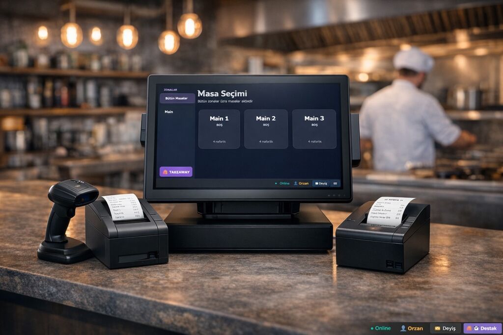 Restoranlar üçün POS sistemlərinin qurulması və texniki dəstək