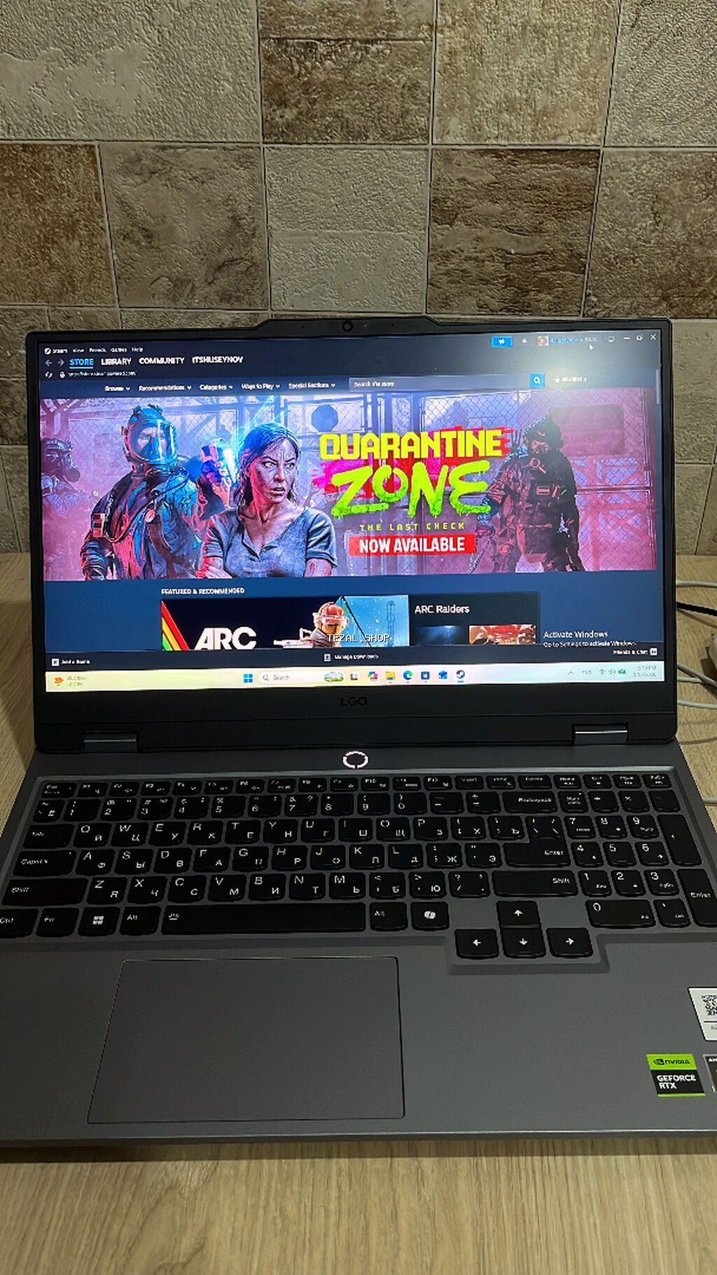 512 GB SSD 16 GB RAM AMD Ryzen 5 prosessor Nvidia Geforce RTX 4050 - şəkil 2