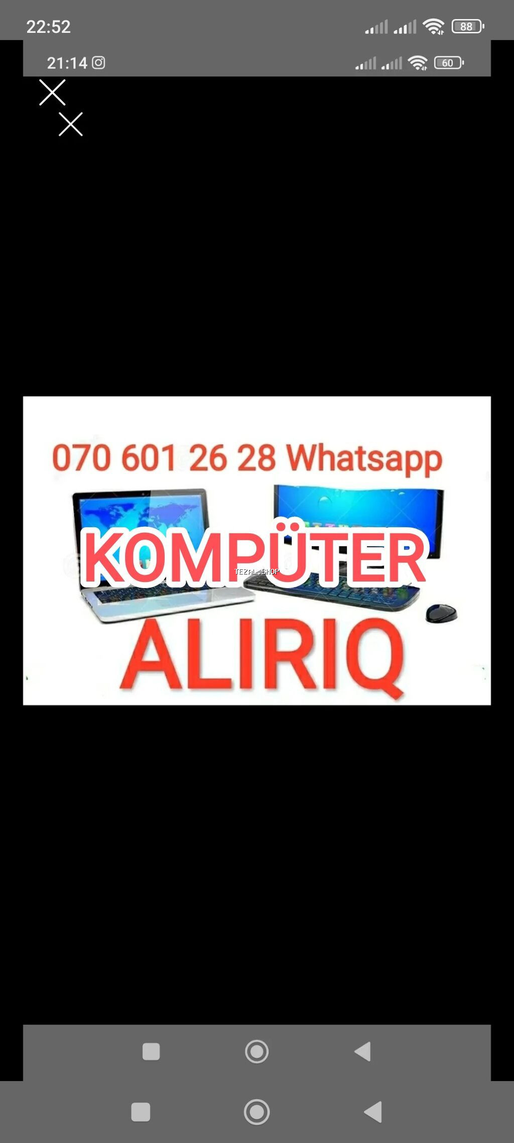 🔸Kompüter 🔸Noutbuk 🔸Monoblok🔸 Monitor🔸 Video Kart🔸Kompüter