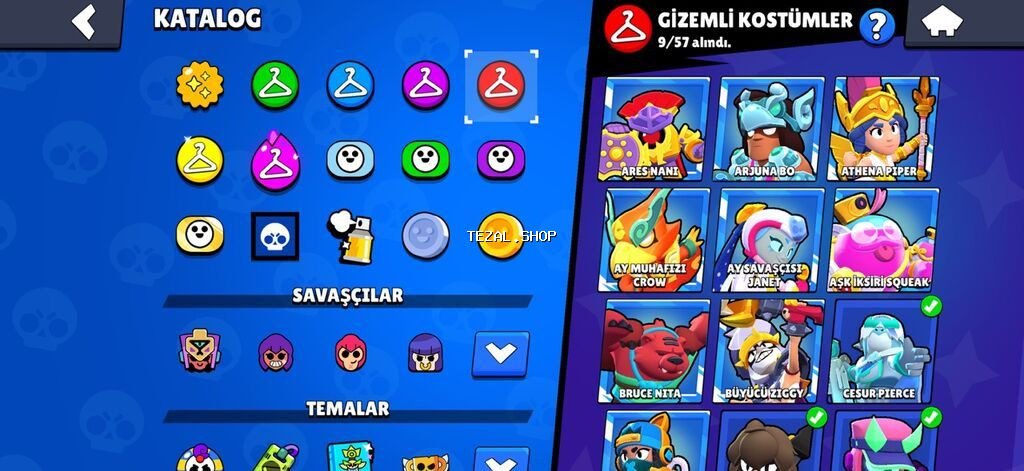 Brawl Stars oyun hesabı – tam kolleksiya və yüksək səviyyəli