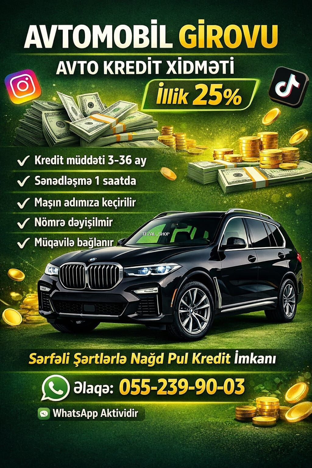 Avtomobil Girovu. Avto Kredit Xidməti Hər növ və istənilən qiymətə